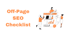 off- site optimization checklist