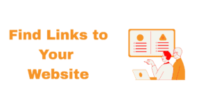 how to find links to my website