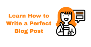learn how to write a blog posts