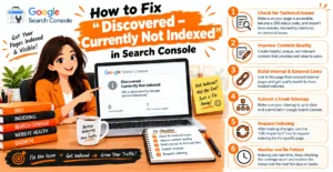how to fix "discovered currently not indexed" in search console
